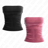 Bxoxo Solid Color Street Casual Versatile Women's Sleeveless Tube Top Tank Vest Retro Y2K Emo Girl Hip Hop Rock Slim Fit Sexy Crop Top